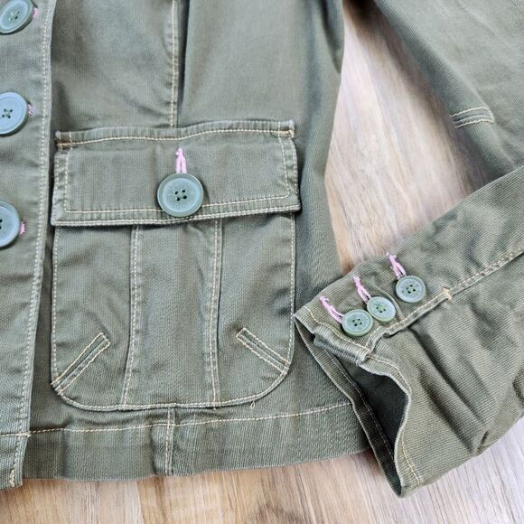 ☔️💜Plugg Olive Green Blazer Jacket Small - Picture 7 of 10